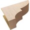 Ekena Millwork 9"W x 27"D x 18"H Classic Ridgewood Rough Cedar Woodgrain TimberThane Corbel, Primed Tan CORUR09X27X18RIDRCPR - alternate 3